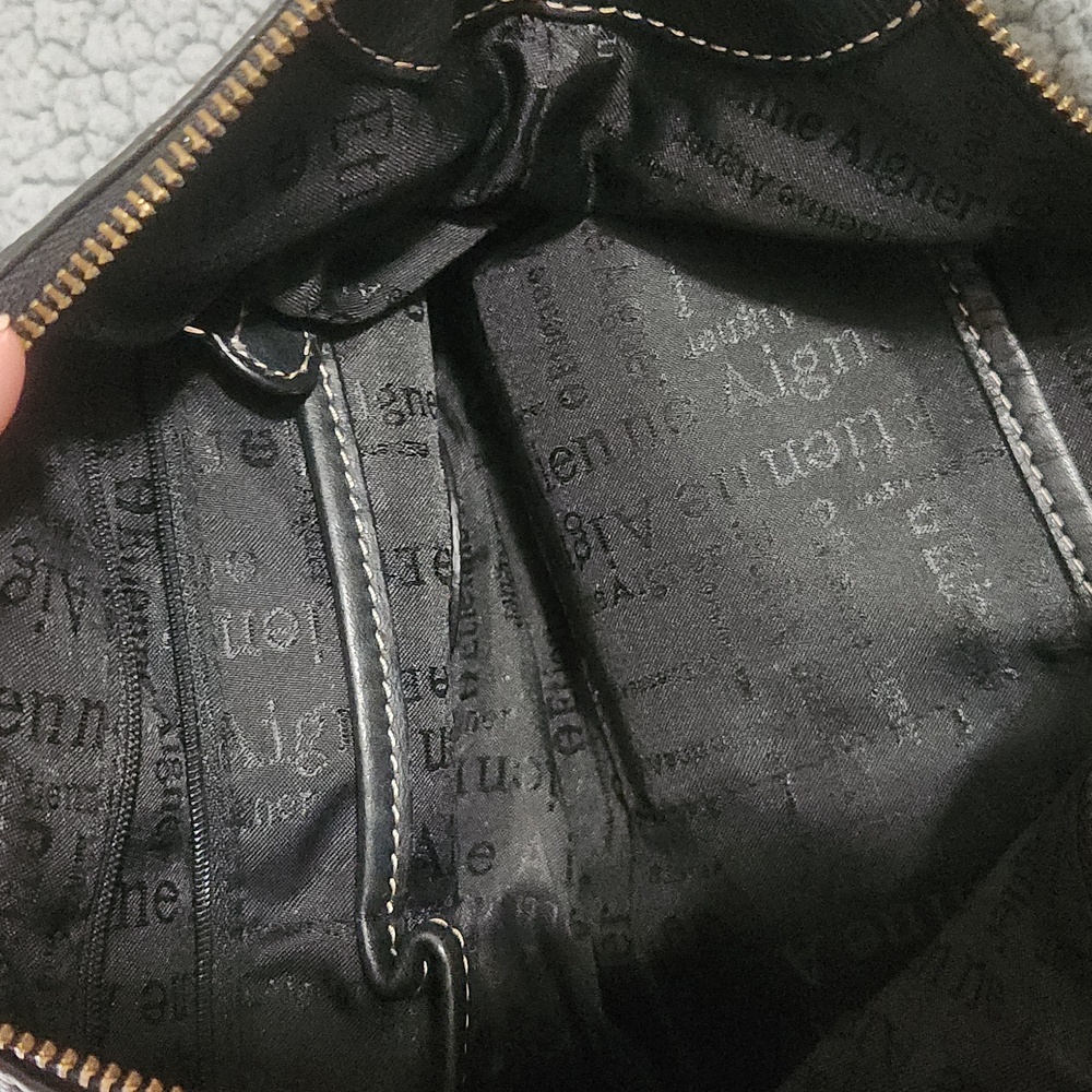 Etienne Aigner black leather shoulder bag - Picture 14 of 15